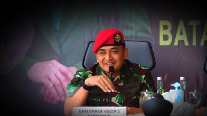 VIVA Militer: Komandan Grup 3 Kopassus, Kolonel Donny Pramono.