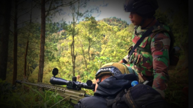 VIVA Militer: Pasukan Yonif Para Raider 330/Tri Dharma di Ciwidey.