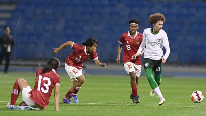 Timnas wanita lawan Arab Saudi