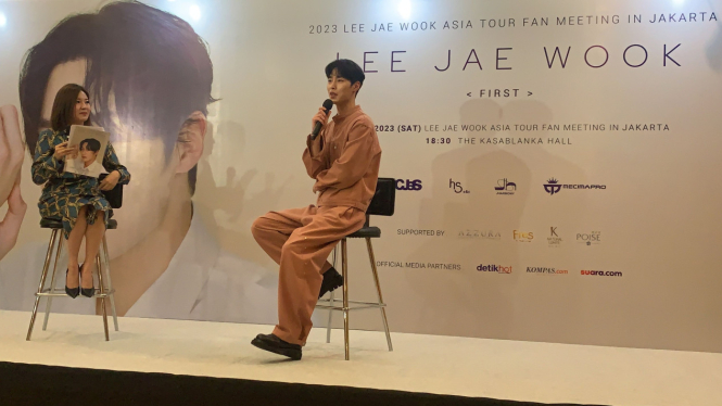 Aktor top Korea, Lee Jae Wook tiba di Jakarta