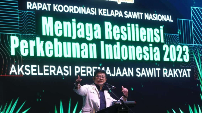 Rakor Sawit Nasional, Mentan SYL Targetkan Program PSR Capai 180.000 Hektare Per