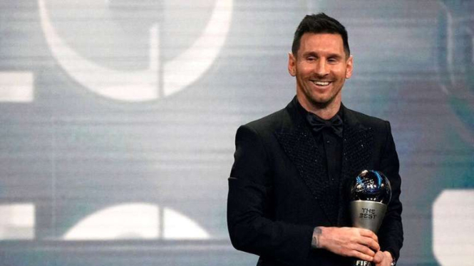 Lionel Messi Pemain Terbaik FIFA 2022