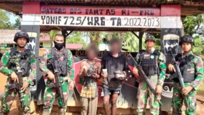 VIVA Militer: Prajurit TNI AD gagalkan penyeludupan Ganja di perbatasan Papua