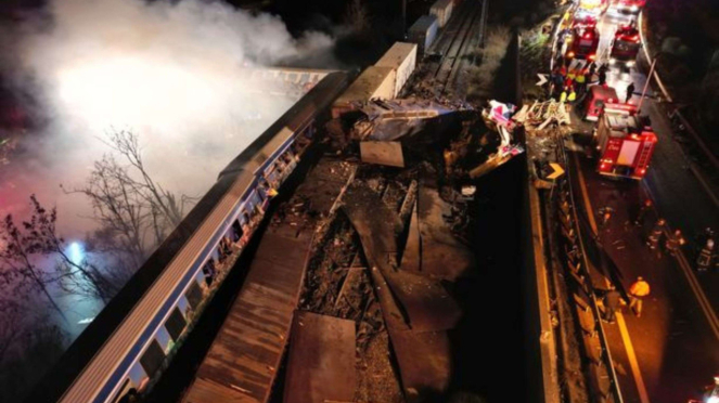 Mencekam Cerita Korban Selamat Tragedi Tabrakan Kereta Di Yunani