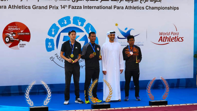 2 atlet NPC Sumut raih medali emas di ajang World Athletics Grand Prix di Dubai