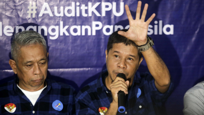 Konfrensi Pers Partai Prima usai menangkan gugatan di PN Jakpus.