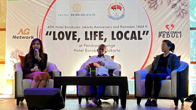 Konferensi Pers rangkaian event Love, Life, Local Hotel Borobudur Jakarta