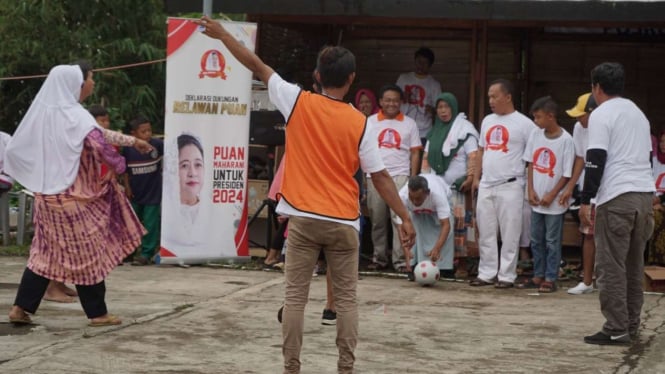 Lomba Gawang Mini oleh Relawan Puan di Cianjur