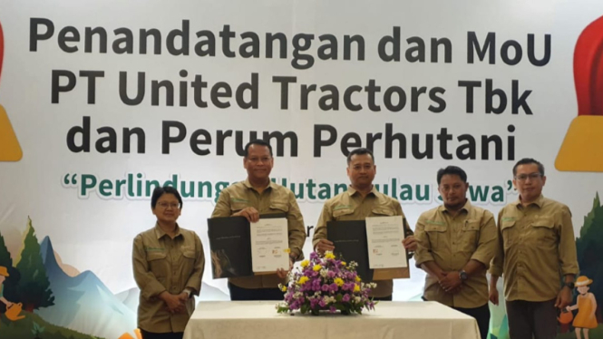 MoU United Tractors dan Perum Perhutani.