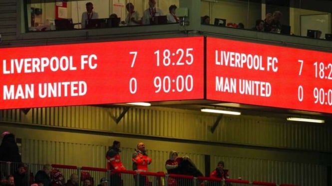 Liverpool gasak Manchester United 7-0