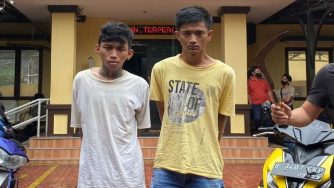 Kawanan begal sadis di Jakbar ditangkap polisi.