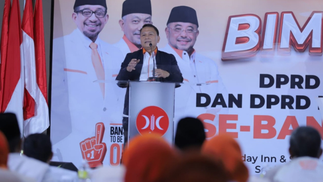 Ketua DPP PKS Mardani Ali Sera saat Bimtek Anggota DPRD se-Banten-DKI Jakarta