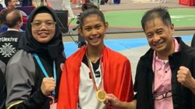 Atlet taekwondo Indonesia Ni Kadek Heni Prikasih