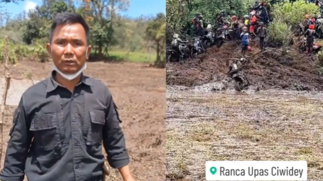 Sosok Mang Uprit, warga yang marah melihat Kawasan Ranca Upas rusak usai ajang trail