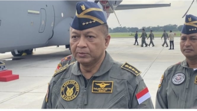 VIVA Militer: KSAU Marsekal TNI Fadjar Prasetyo di Lanud Halim Perdanakusuma