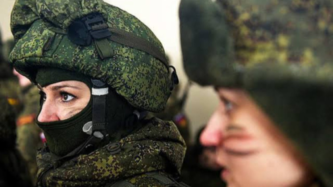 VIVA Militer: Ilustrasi Tentara wanita Rusia