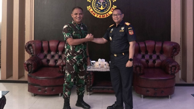 Bea Cukai dan TNI berkomitmen untuk menjalin kerja sama yang baik