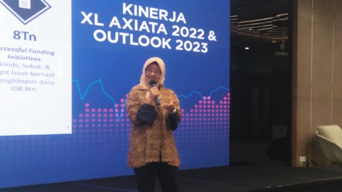 Direktur Utama dan Kepala Eksekutif XL Axiata Dian Siswarini.