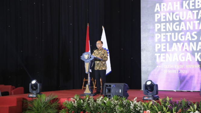 Sekretaris Jenderal Kementerian Ketenagakerjaan, Anwar Sanusi