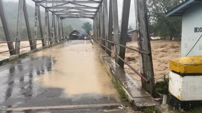 Banjir di Lahat Sumatera Selatan