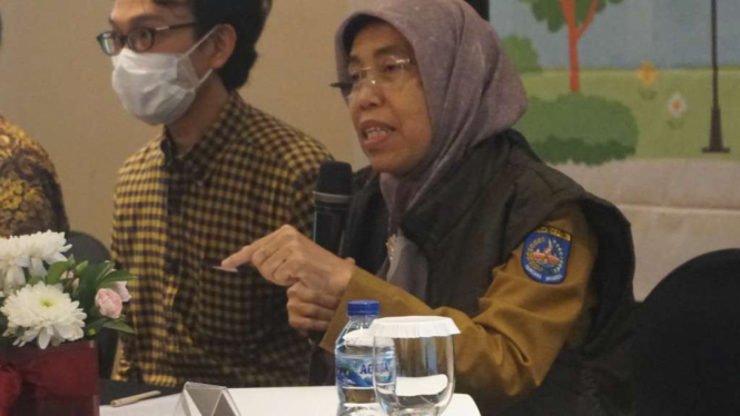 Sosialisasi Program Penilaian Peringkat Kinerja Perusahaan (Proper) dalam Pengelolaan Lingkungan Hidup, yang diselenggarakan Dinas Lingkungan Hidup Kota Depok, Jawa Barat, Senin, 6 Maret 2023.