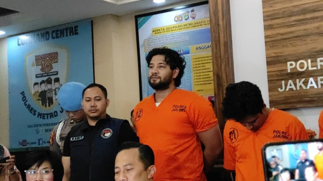 Ammar Zoni ditangkap Polres Jakarta Selatan terkait kasus sabu