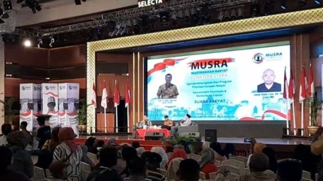 Musra relawan Jokowi di Medan, Sumatera Utara.