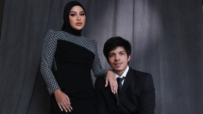 Aurel Hermansyah dan Atta Halilintar.