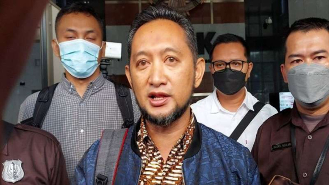 Kepala Bea Cukai Makassar, Andhi Pramono usai klarifikasi LHKPN di KPK