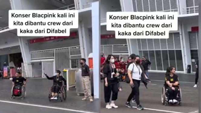 Viral Promotor Libatkan Disabilitas di Konser BLACKPINK, Netizen: Keren