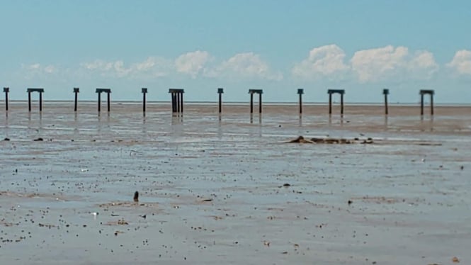 Proyek pembangunan pelabuhan Ujung Jabung Jambi mangkrak