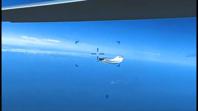 VIVA Militer: Jet tempur Su-27 Rusia tabrak drone MQ-9 Reaper Amerika Serikat