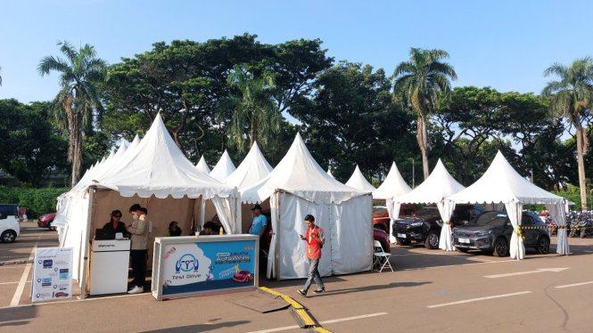 Area test drive di pameran GJAW 2023