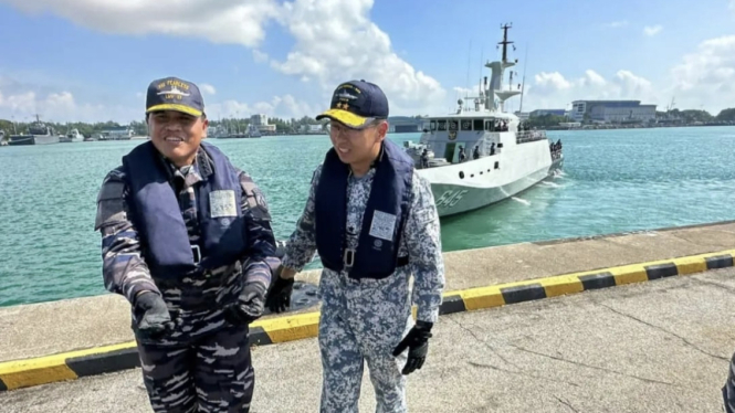 Sempat Vakum Tni Al Dan Rsn Kembali Gelar Patroli Bersama Di Selat