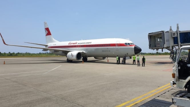 Pesawat Garuda Indonesia tujuan Padang-Jakarta mengalami gangguan teknis