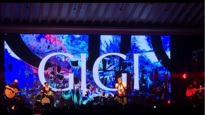 Band GIGI Berhasil Sihir Penggemar di Konser 