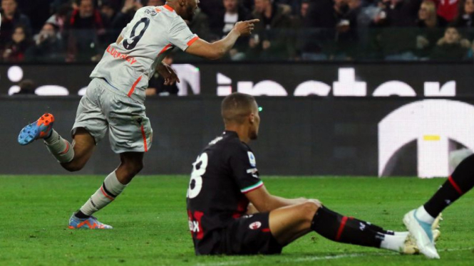 AC Milan ditaklukkan Udinese 1-3 dalam lanjutan Serie A.