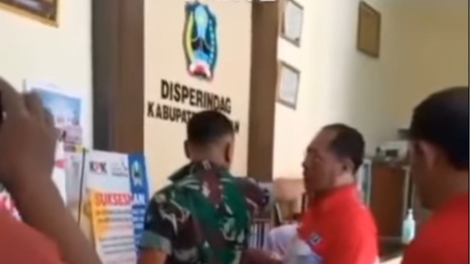 Anggota TNI ngamuk di Kantor Disperindag Kabupaten Magetan