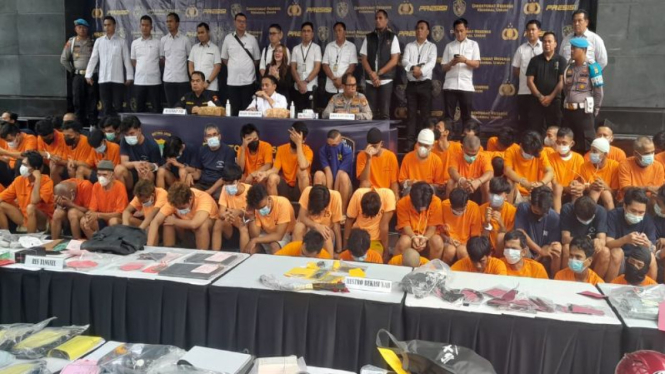 Ratusan penjahat yang ditangkap Polda Metro Jaya jelang bulan Ramadhan.