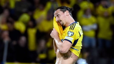 Veteror del equipo nacional sueco Zlatan Ibrahimovic