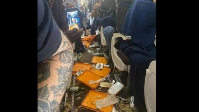 Pesawat Hi Fly alami turbulensi parah saat melintasi Kongo, piring beterbangan