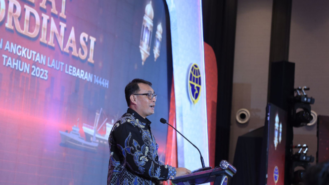 Pelaksana Harian Direktur Jendral Perhubungan Laut Kemenhub, Antoni Arif Priadi.