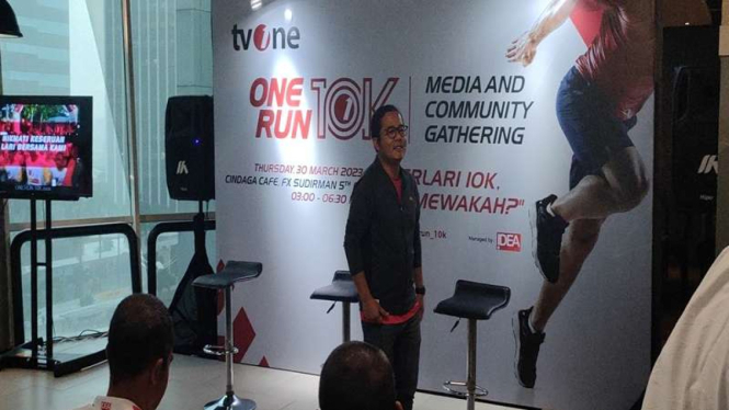 Ecep S Yasa, selaku Ketua Pelaksana ONE RUN tvOne