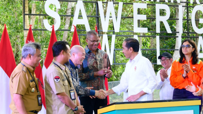 President Jokowi inaugurates Sawerigading Wallacea Biodiversity Park