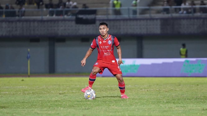 Pemain Arema FC sekaligus penggawa Timnas U-20, Arkhan Fikri