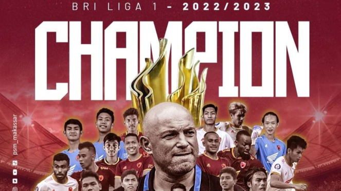 PSM Makassar juara Liga 1 2022/23