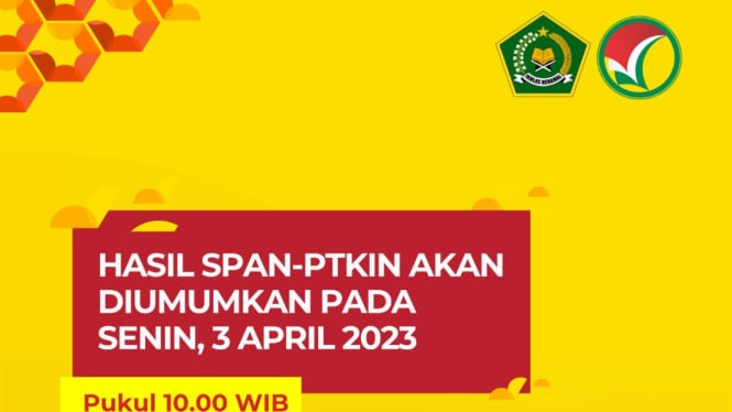 Kelulusan SPAN-PTKIN 2023 diumumkan pada Senin 3 April 2023