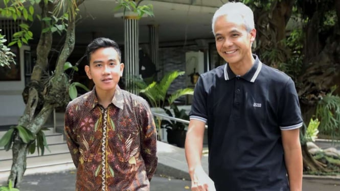 Wali Kota Surakarta Gibran Rakabuming Raka menemui Gubernur Jawa Tengah Ganjar P