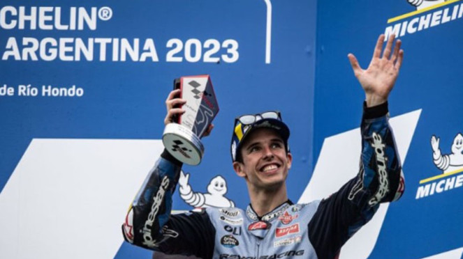 Pembalap tim Gresini Racing, Alex Marquez