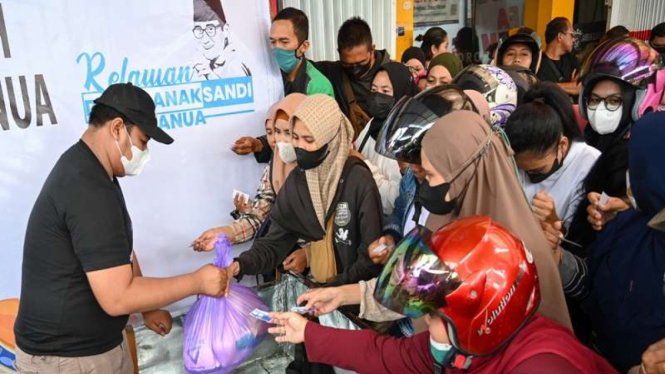 Bazar sembako murah di Kalimantan Selatan